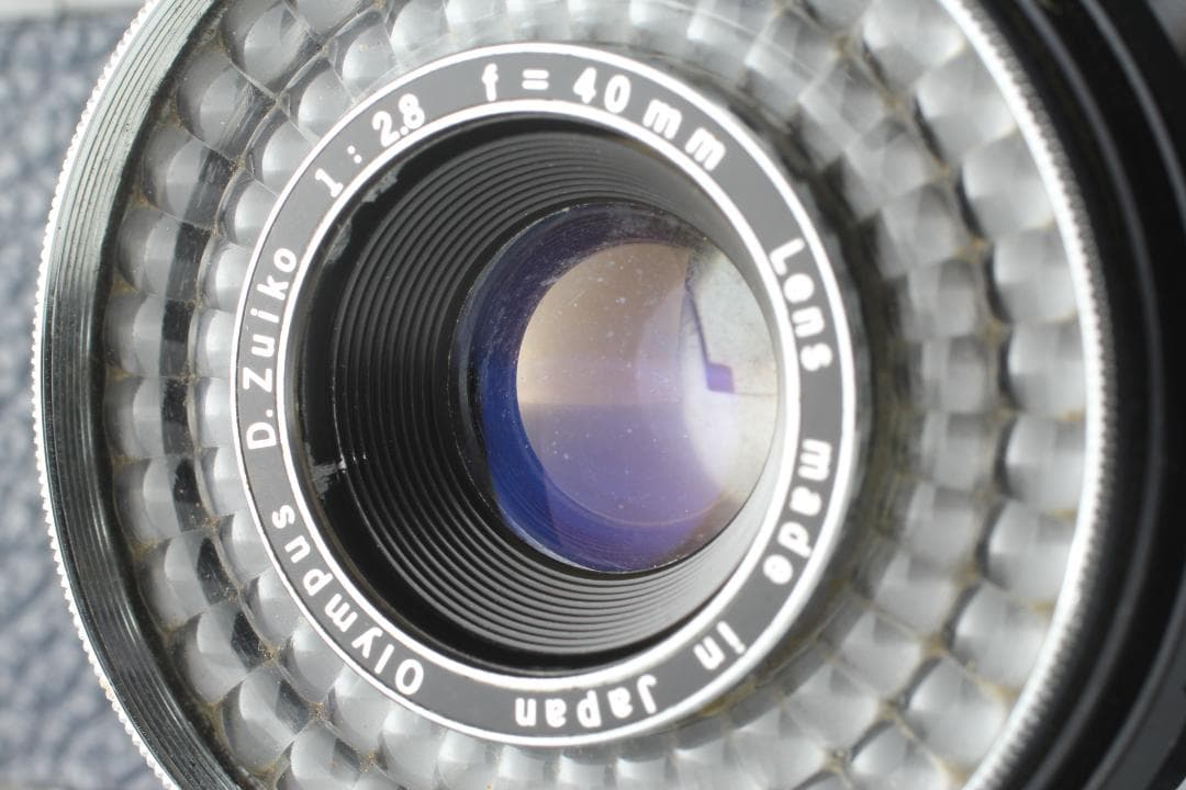 【美品　整備済】ネイビー　オリンパストリップ35 40mm f2.8 1080