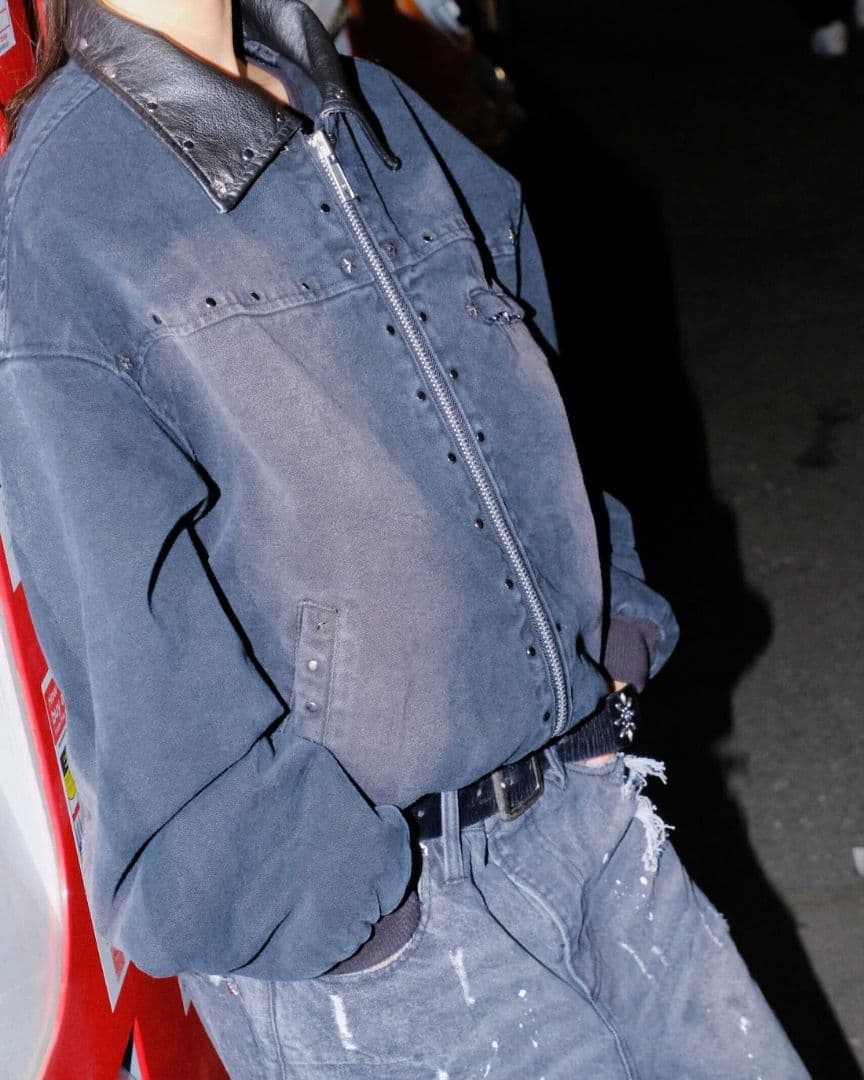 BELVET スタッズワークジャケット　希少