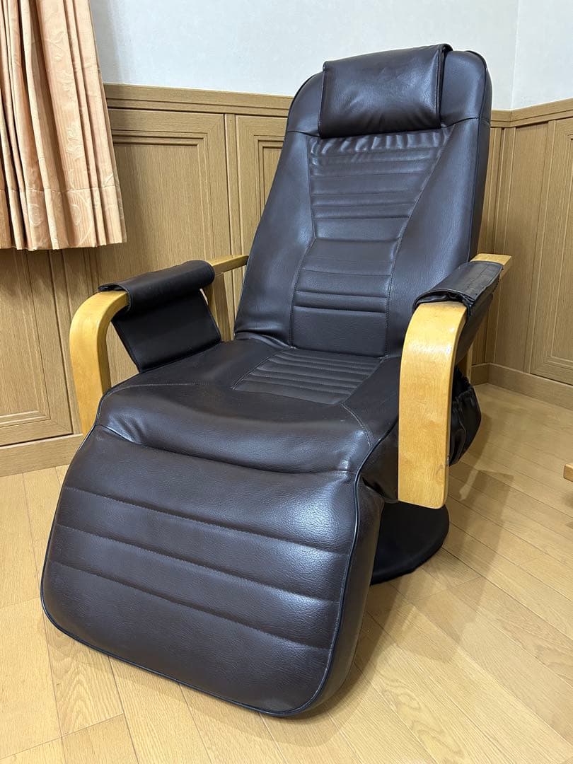 1人掛けソファ 回転式 リクライニング フットレスト
