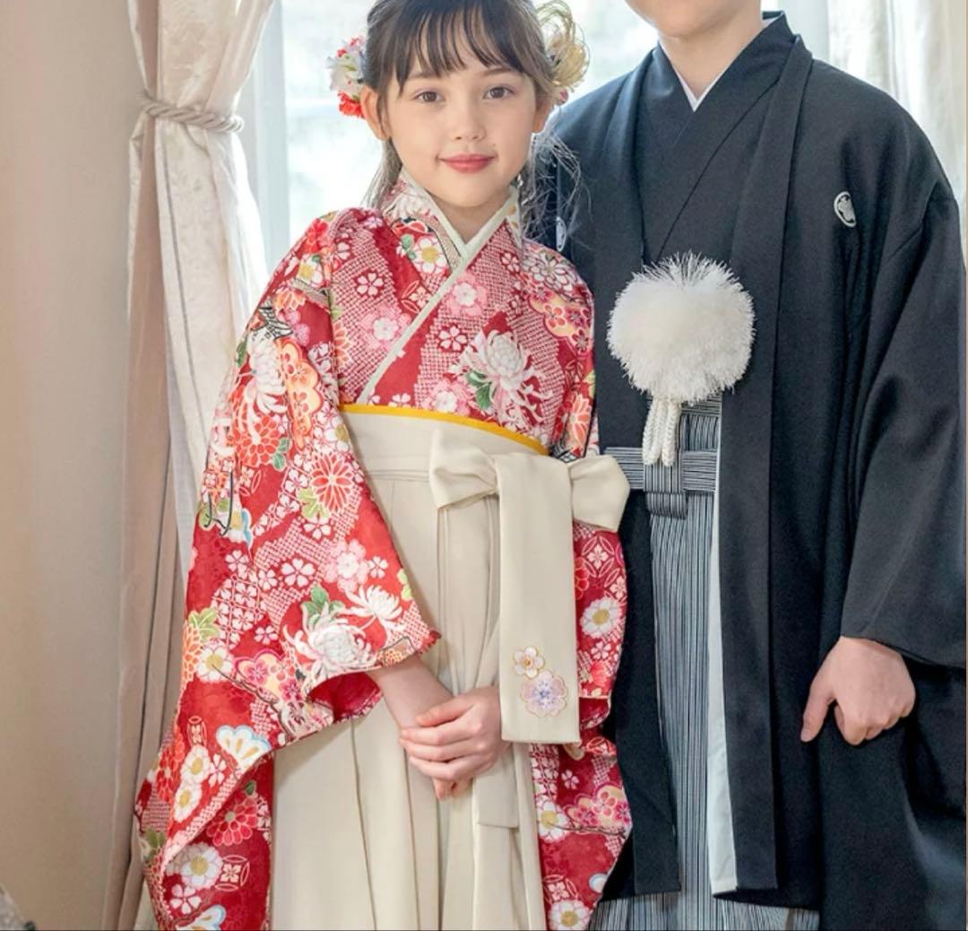 キャサリンコテージ　袴一体型ワンピース　袴　ファスナー　110cm