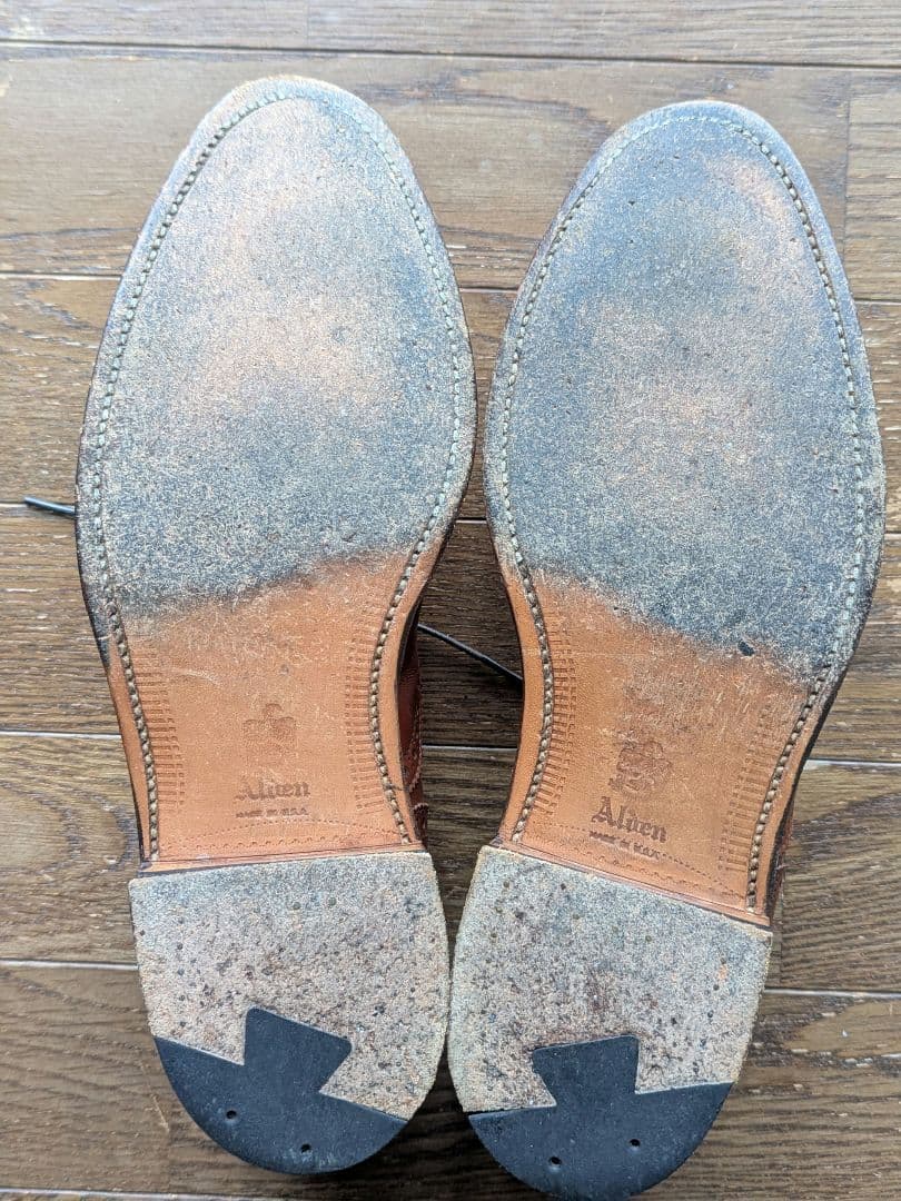 【美USED】Alden 9D セミブローグドレスシューズ／オールデンメダリオン