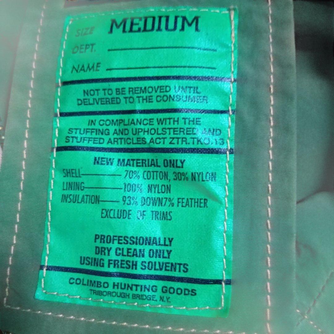 コリンボ　ダウンベスト迷彩　　（フリーホイーラーズ）