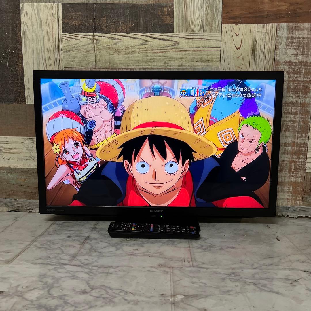 即日受渡❣️全国送料込半年前購入SHARP24V型外付HDD対応・裏番組録画対応