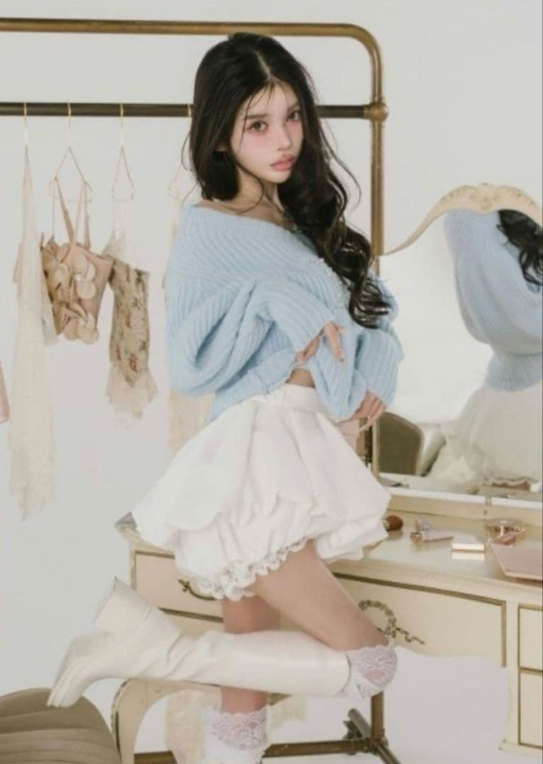 新品Darich ボリュームバルーンミニスカート FREE