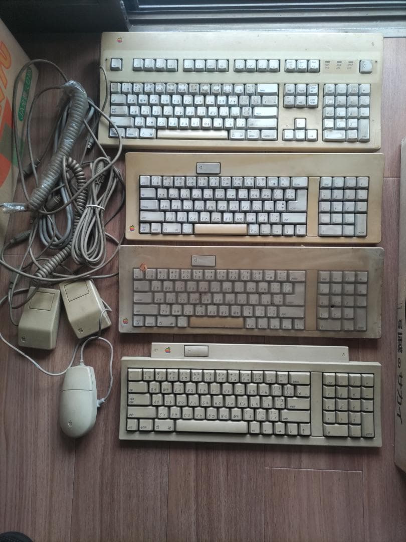 Apple ADB キーボード 4個セット