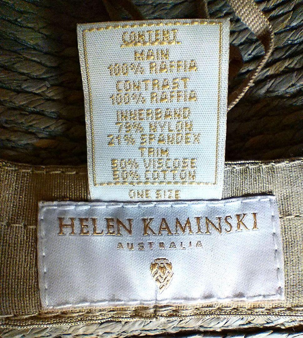 【美品】ヘレン・カミンスキー　ラフィアハット