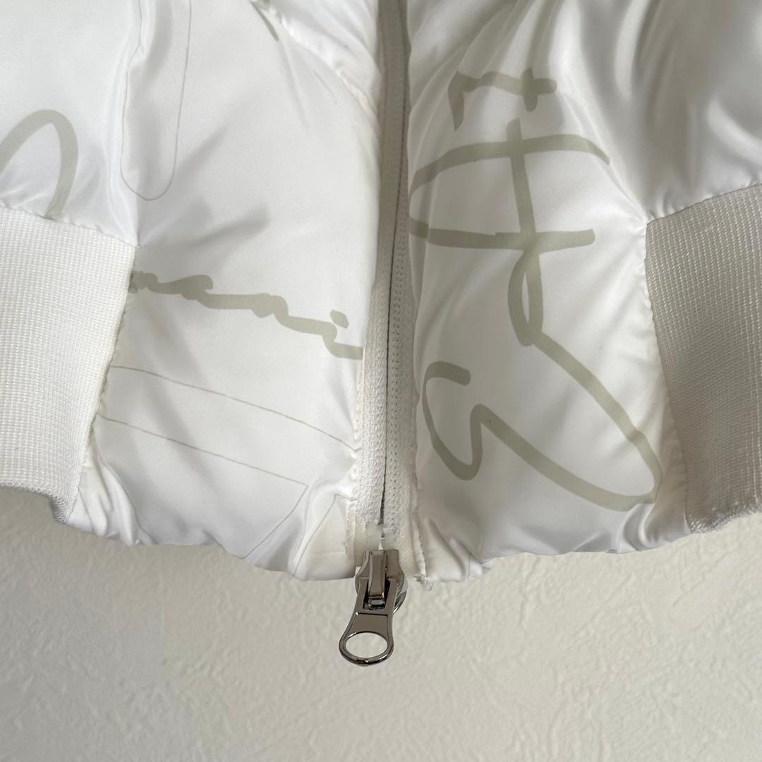 EA7 Emporio Armani ホワイト ジャンパー　EA7模様で高見え♡