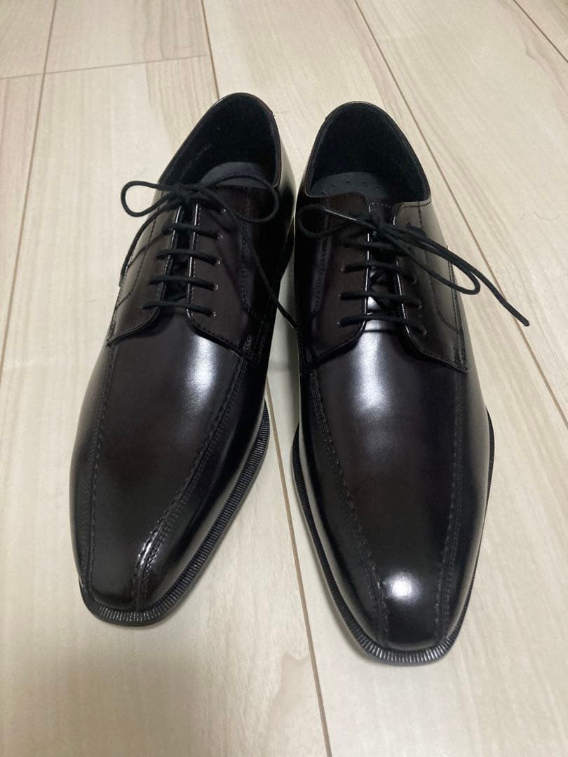 未使用 リーガル 黒 26UR スワールトゥ 革靴 ビジネスシューズ