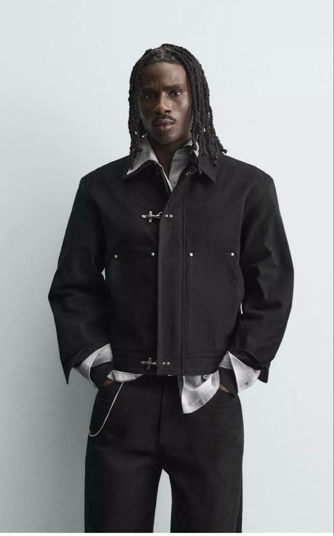 【ZARA 完売品✨️】リラックスフィットトグルボタンジャケット Sサイズ