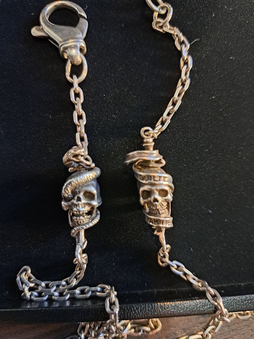 WACKO MARIA /ワコマリアシルバー925スカルウォレットチェーン