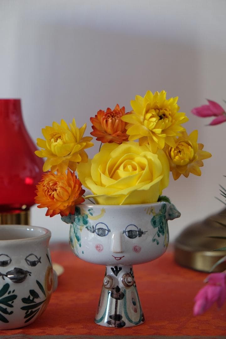 北欧ヴィンテージ ビヨン・ヴィンブラッド 花瓶 プランター プレート 皿 作家物