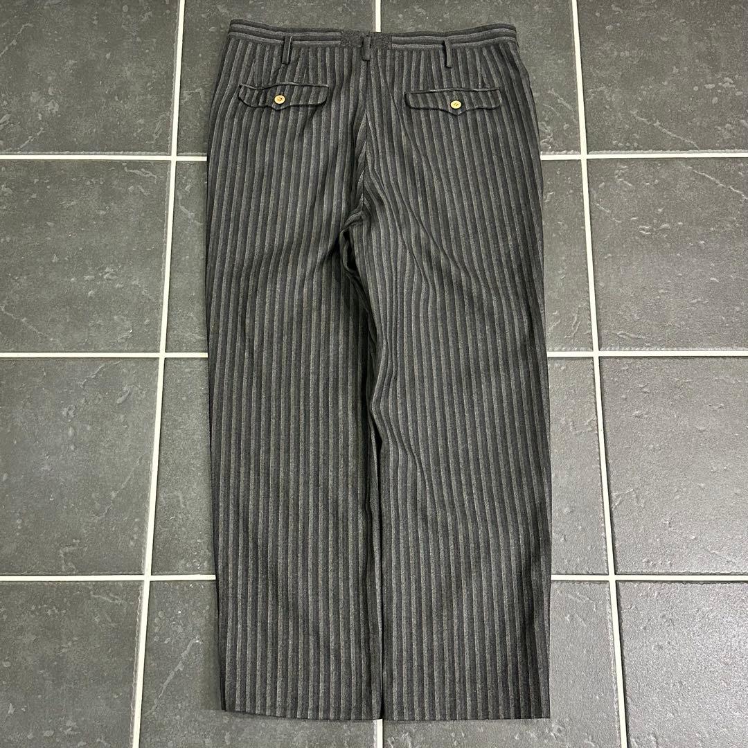 50s vintage 【ウール　ワイドスラックス　ストライプ　極太　タロン】