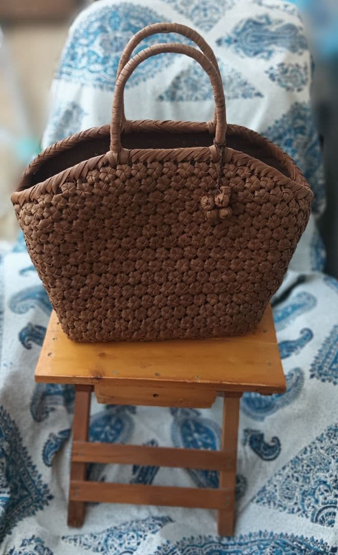 【最終日・期間限定値下げ】純国産　山葡萄　籠バッグ