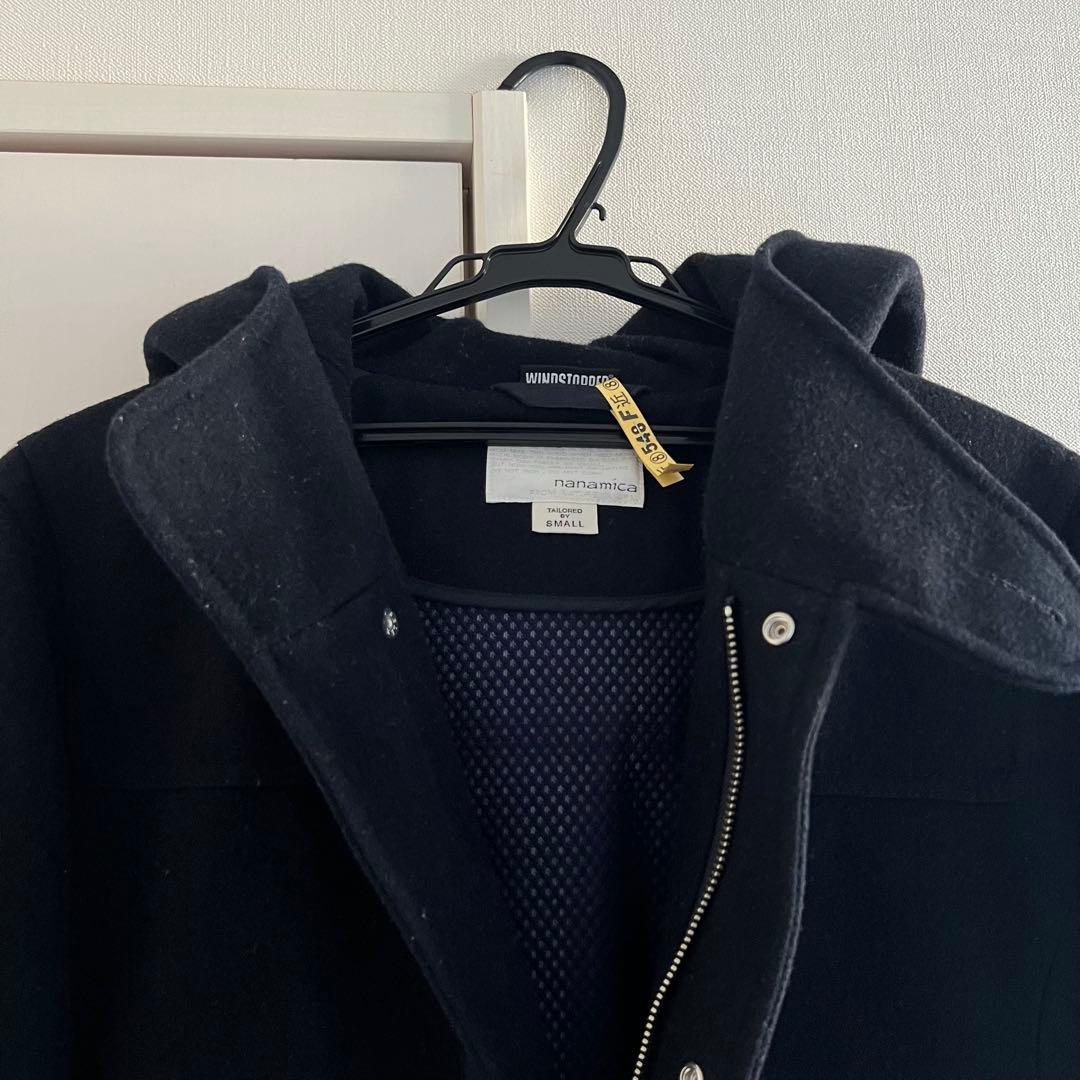 nanamica ナナミカ WINDSTOPPER ダッフルコート ネイビー