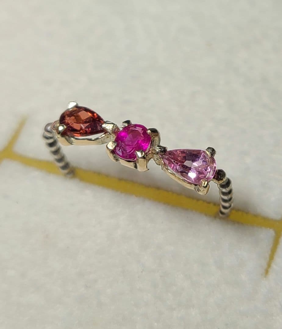 ユリィ可愛いピンク★スリランカ産スピネル★リング、ペンダントオーダー受付中