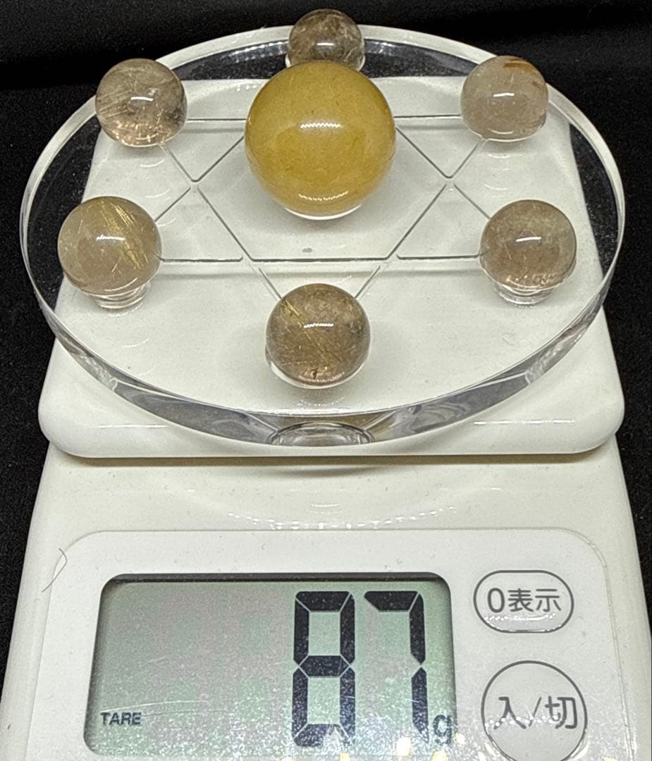 ルチルクォーツ七星陣