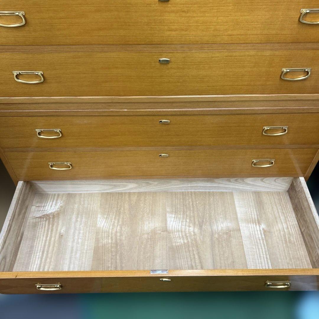 府中　松創 桐箪笥タンス 鍵付き 高級　桐たんす