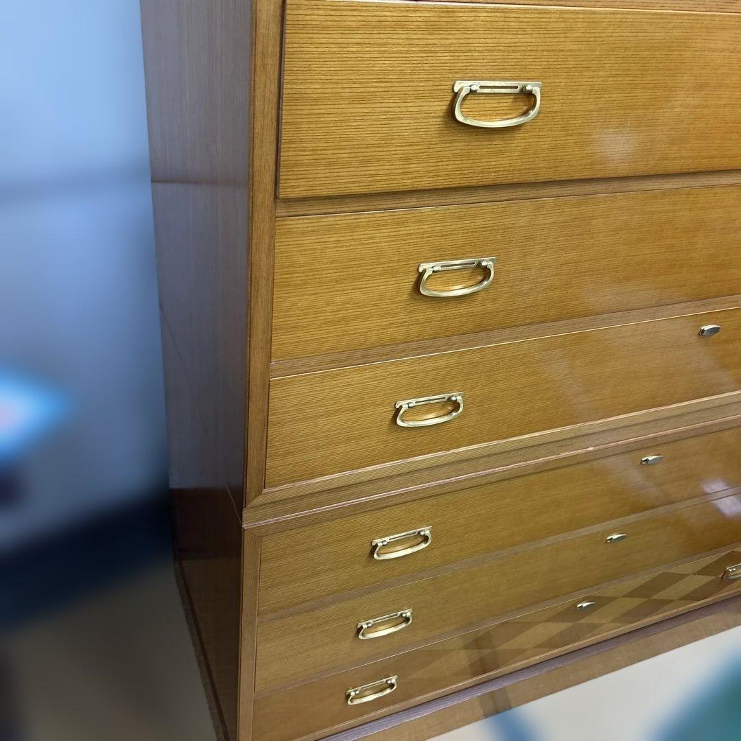 府中　松創 桐箪笥タンス 鍵付き 高級　桐たんす