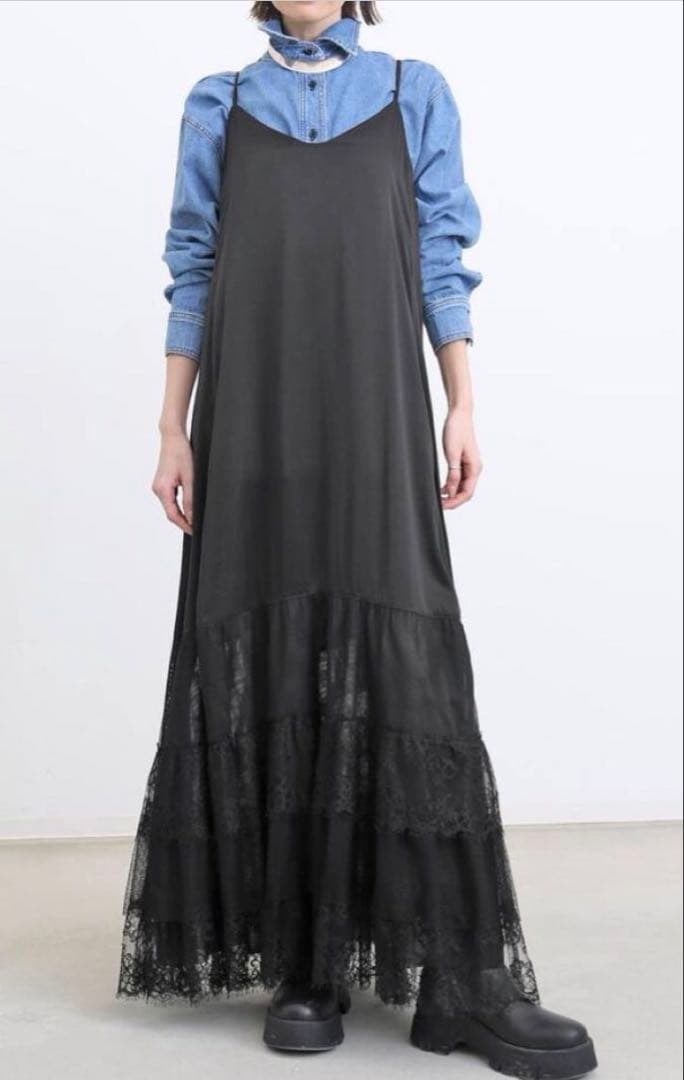 定価74,800 アパルトモン　Lace Maxi Dress ワンピ