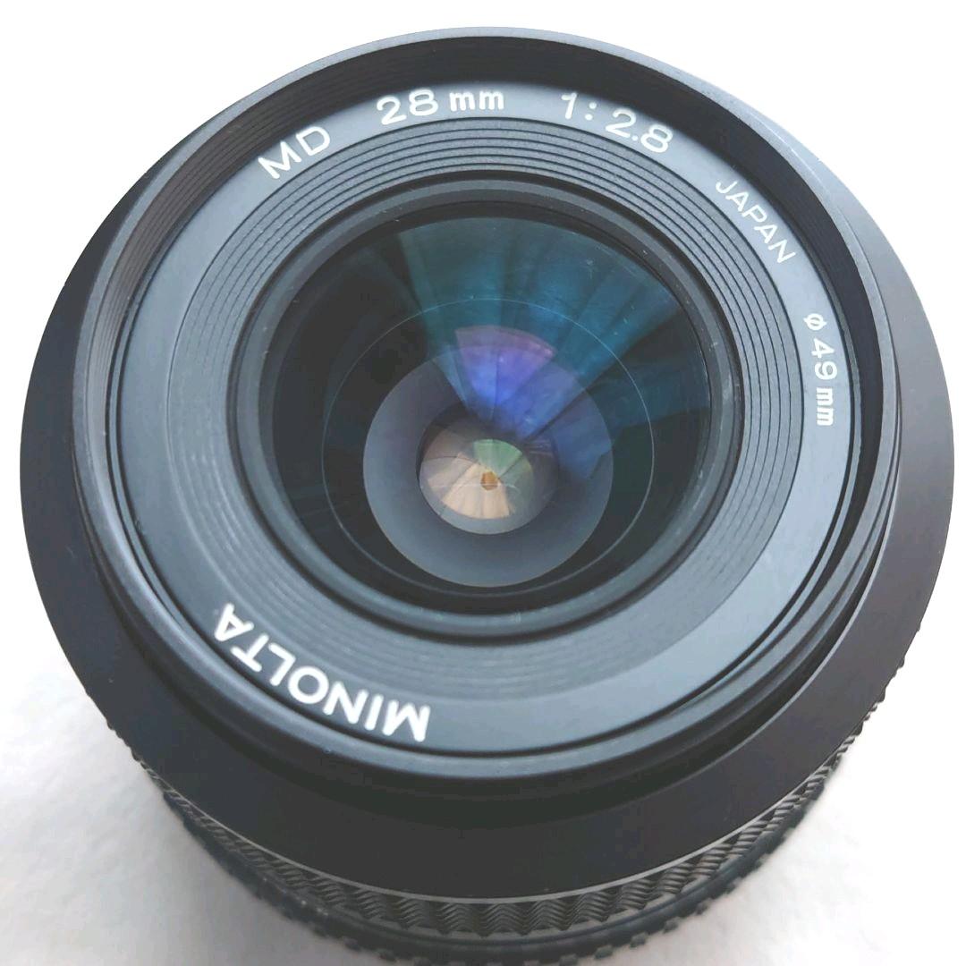 ☆美品☆ミノルタ MINOLTA MD28mm 1:2.8 広角レンズ