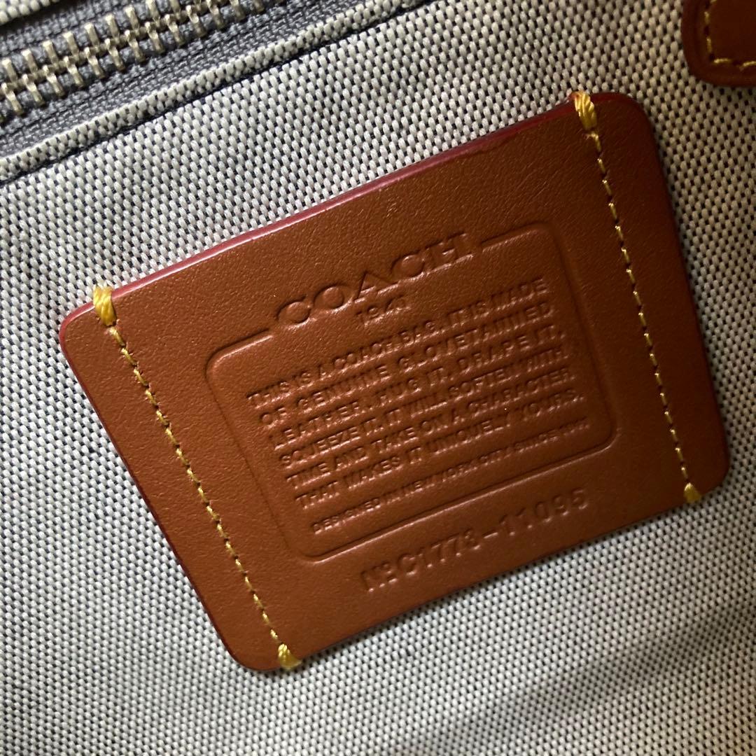 極美品 COACH DYLAN ディラン グラブタンレザー クロスボディ 黒