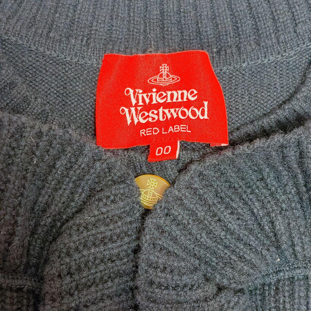 ヴィヴィアンウェストウッド　レッドレーベル　ラブフリルニットカーディガン
