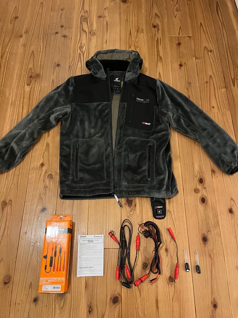 RSタイチ RSU630 e-HEAT フリース インナーパーカ+ケーブルセット