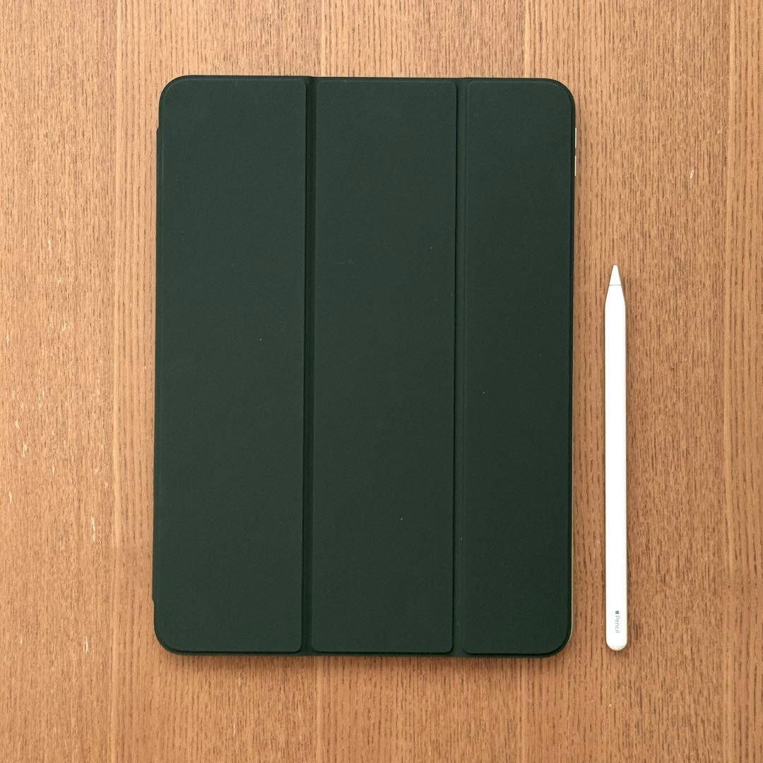 iPad Air 第4世代Wi-Fi グリーン 純正カバー アップルペンシル