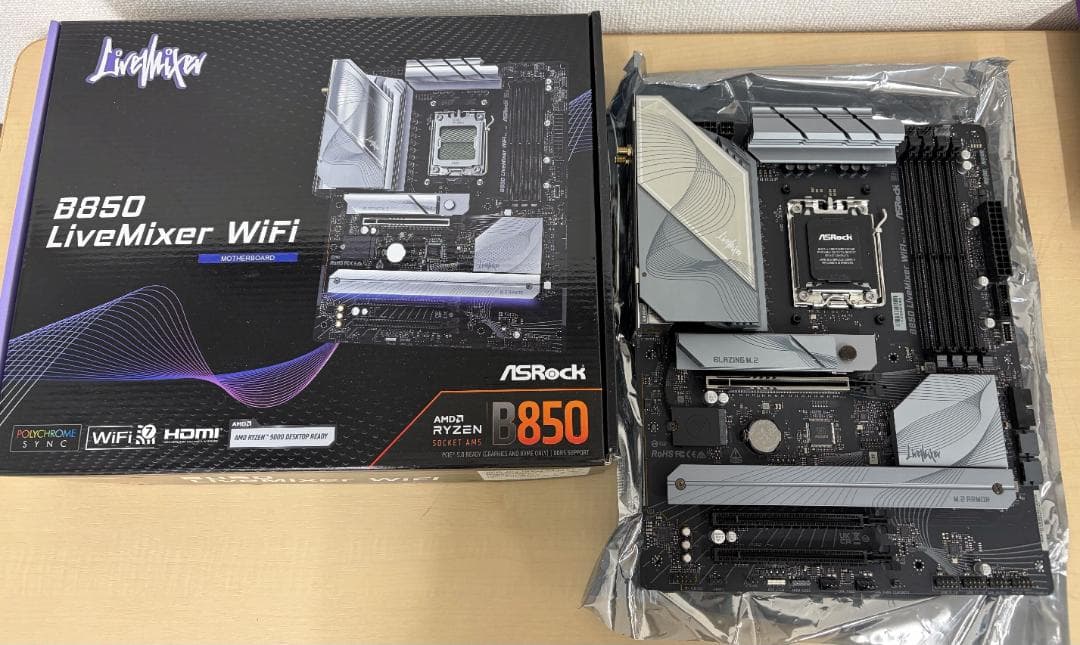 ぐ*つ様 【マザーボード】B850 Live Mixer Wi-Fi ID:5Y