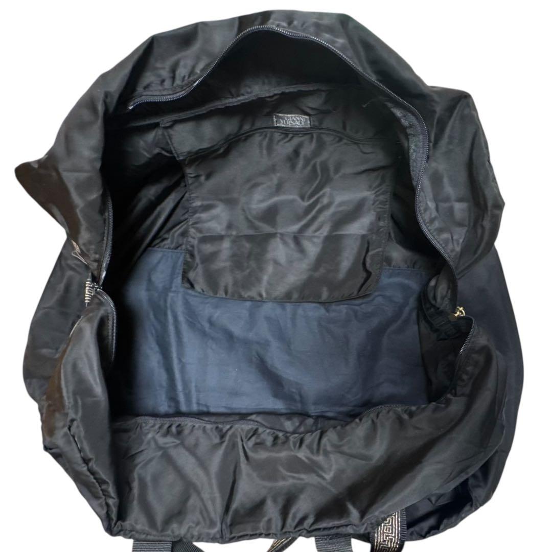 GIANNI VERSACE ヴェルサーチ ボストンバッグ メデューサ グレカ柄