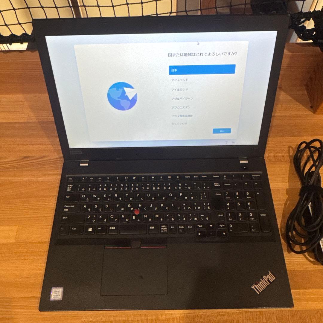 Windowsノート本体 ThinkPad L580 Windows 11 Pro Intel i3