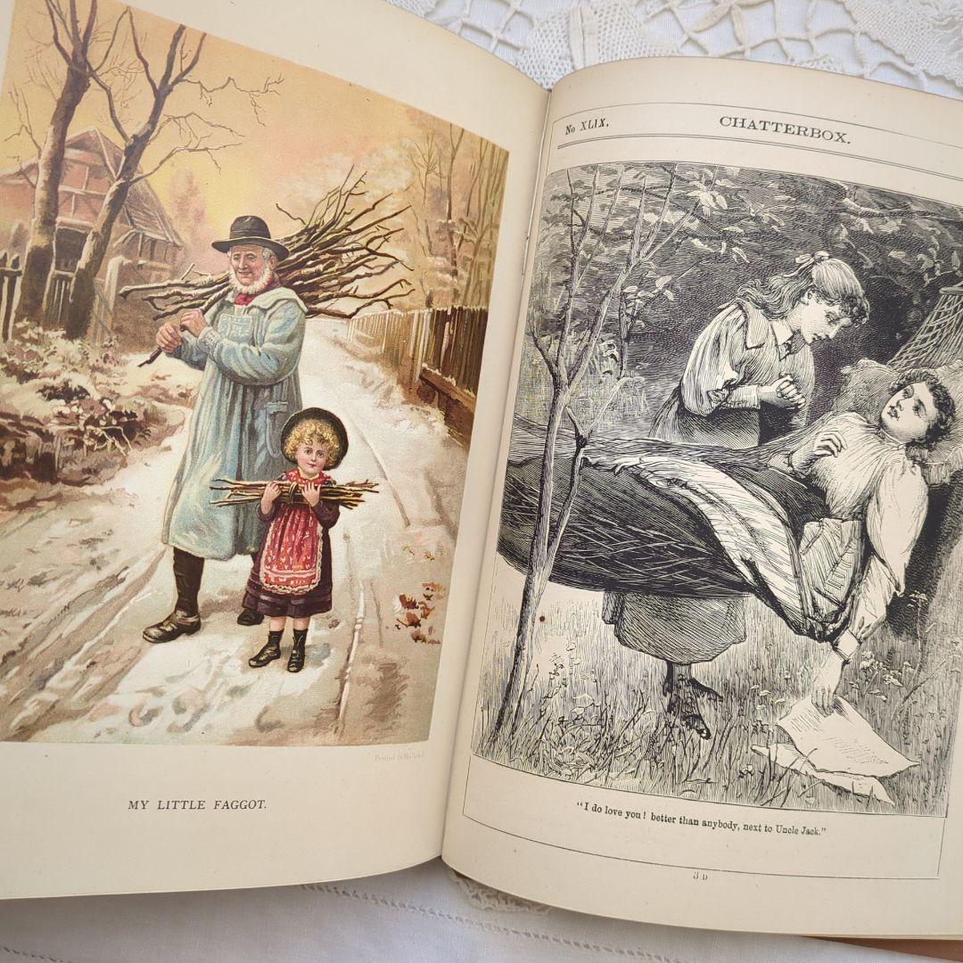稀少1897アンティーク絵本 洋書 児童書 ヴィクトリアン ヴンテージ