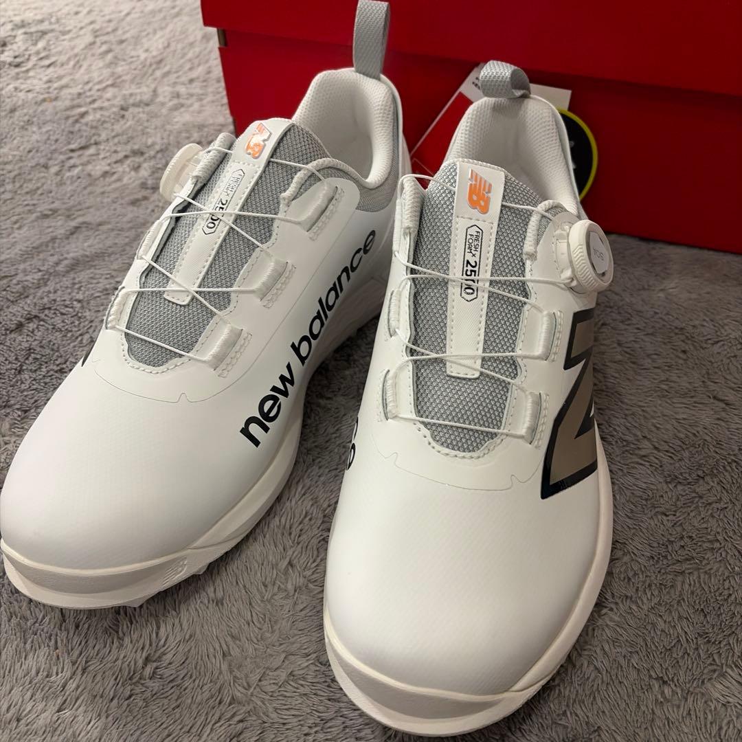 ニューバランスゴルフ X2500 v4 SL ボア Boa スパイクレス