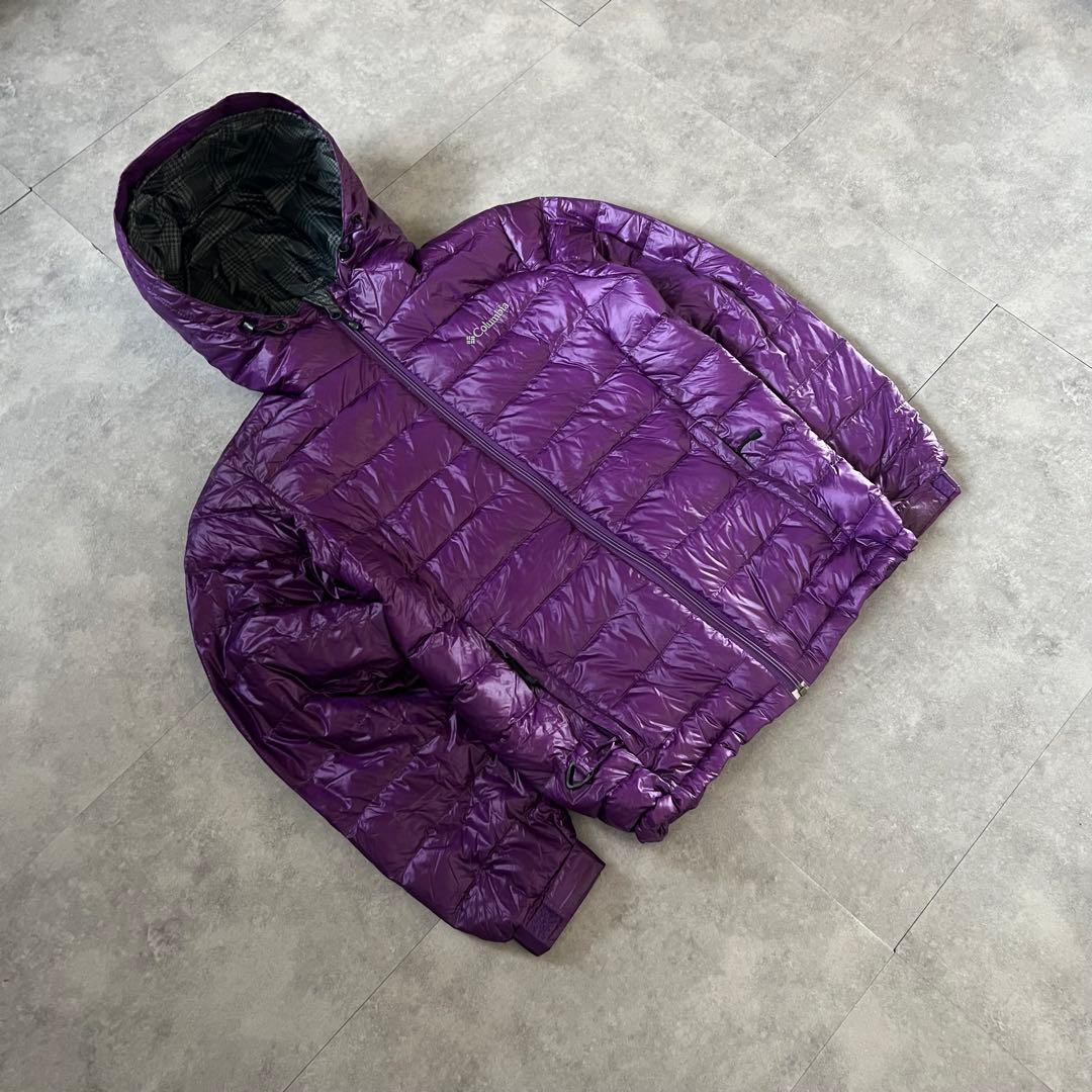 【大人気❗️】極暖！columbia マウンテンパーカー　ダウン　パープル　 S