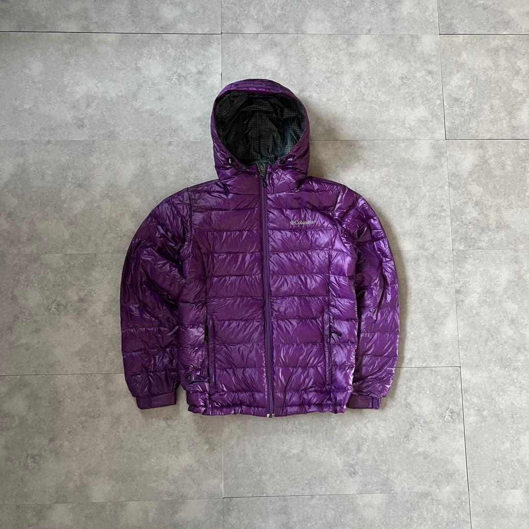 【大人気❗️】極暖！columbia マウンテンパーカー　ダウン　パープル　 S