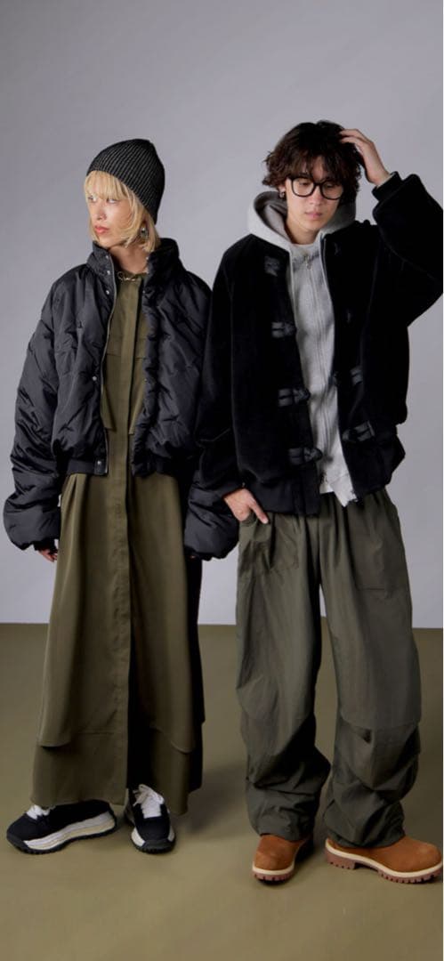 antiquaピンソニック加工 立体ドット ブルゾン【新品未使用】