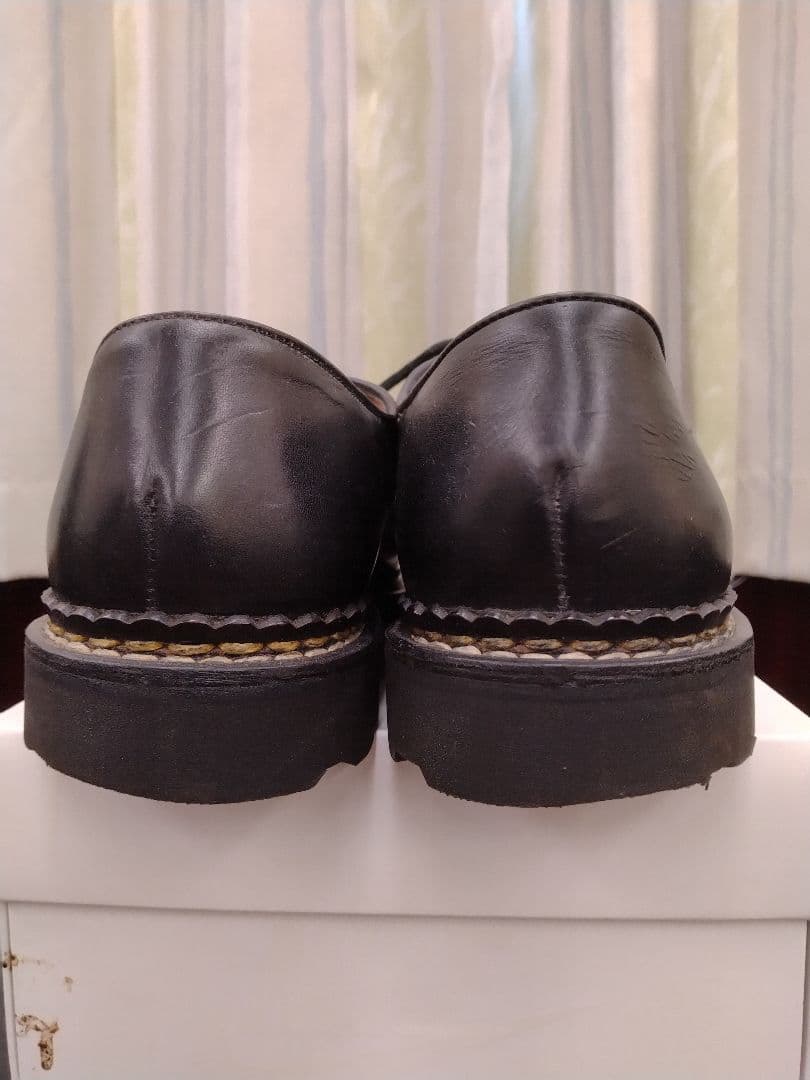 Paraboot モカシン 靴 レザー 毛皮