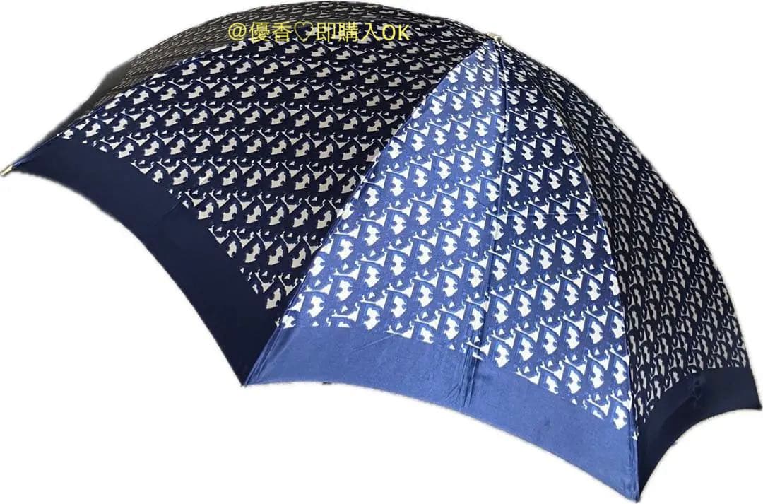美品✨Christian Dior トロッター 折りたたみ 傘 ヴィンテージ