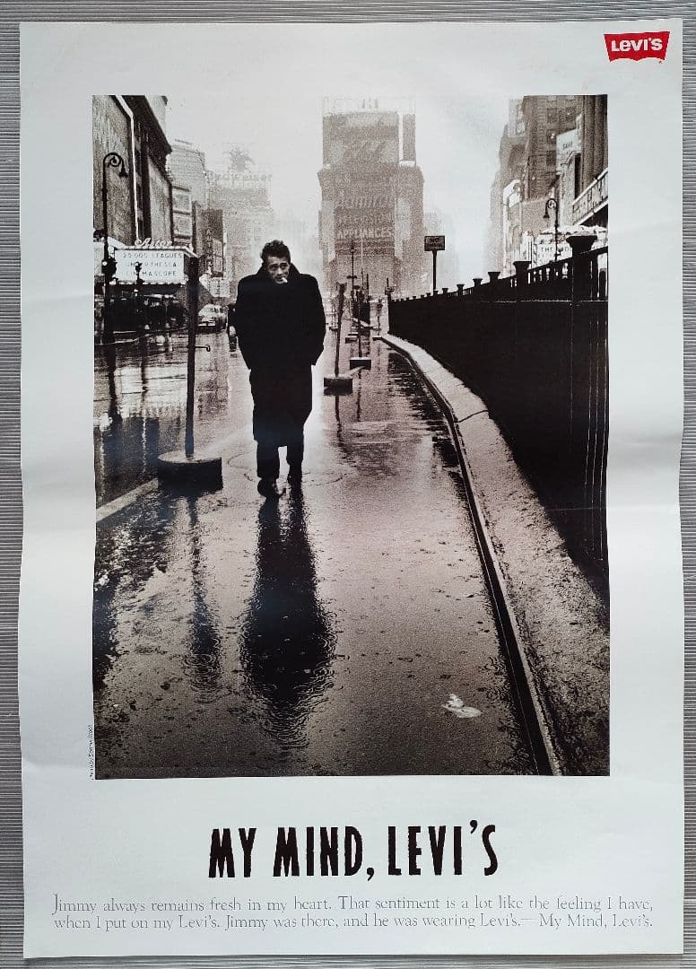 ジェームス・ディーン ポスター ★リーバイス・ジミー★LEVI'S★希少