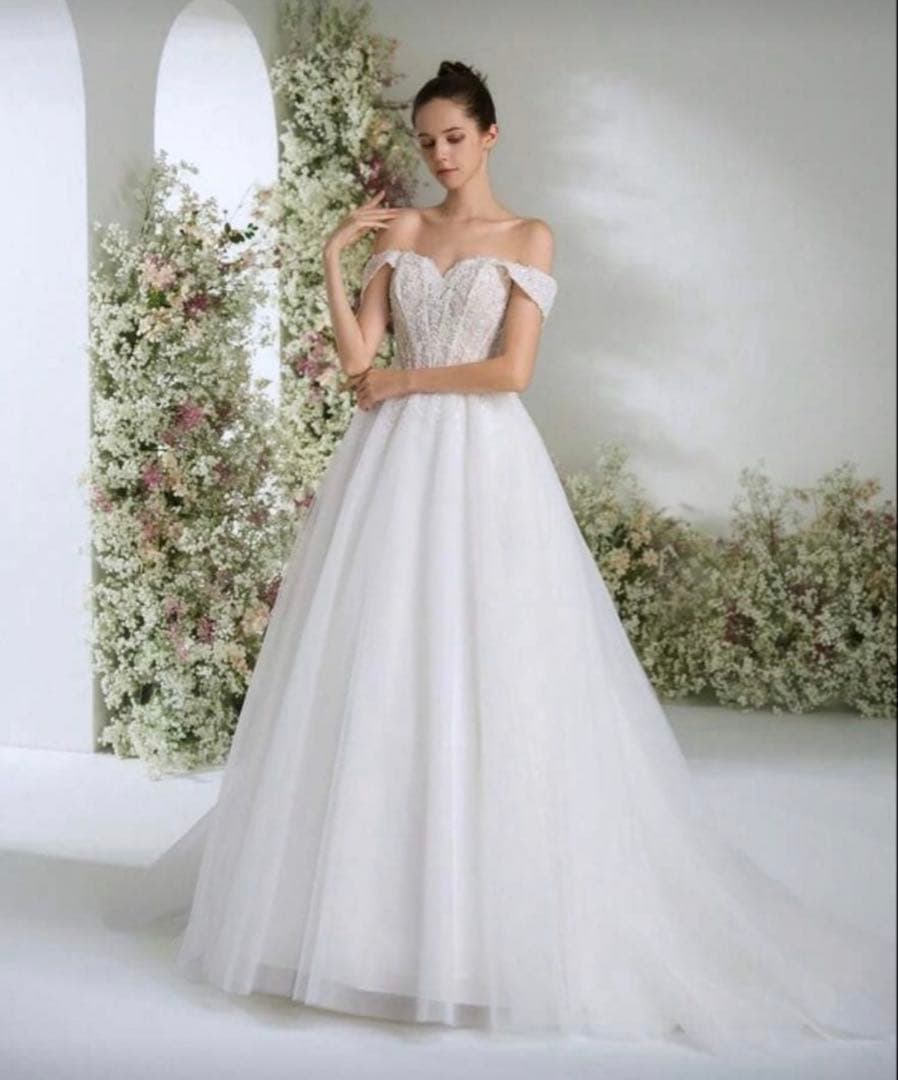 韓国ドレス 前撮り ウェディングドレス