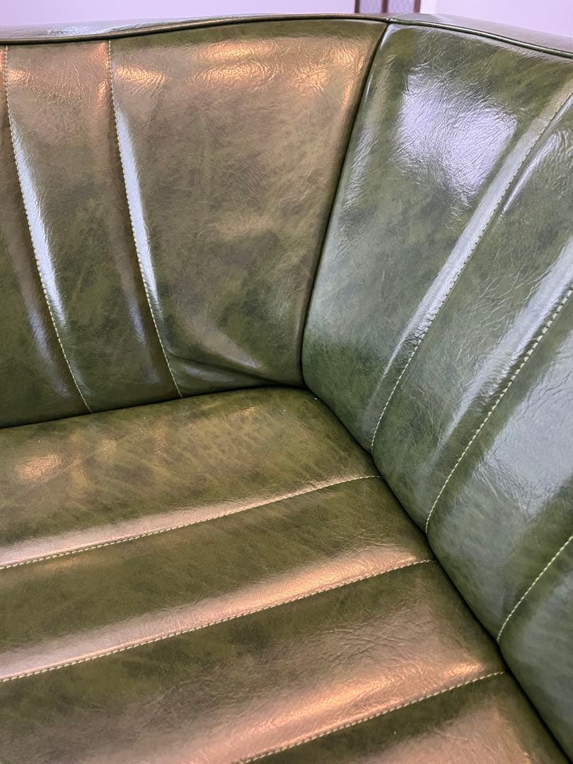 niko and... グリーンソファ クラシックダイナーカウチソファ右肘②