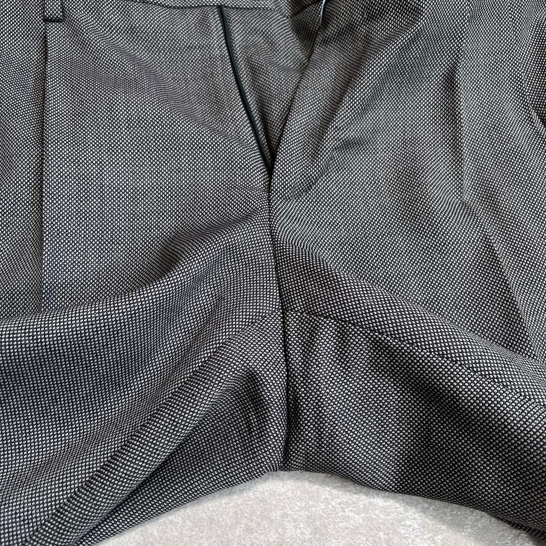 PT01 バーズアイウールスラックス ストレッチ スーパースリムフィット 48