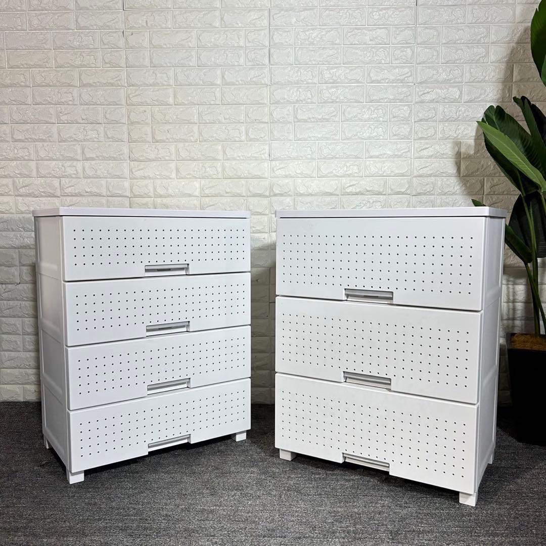 天馬 TENMA フィッツプラスデコ 4段 3段 ホワイト 収納 C097