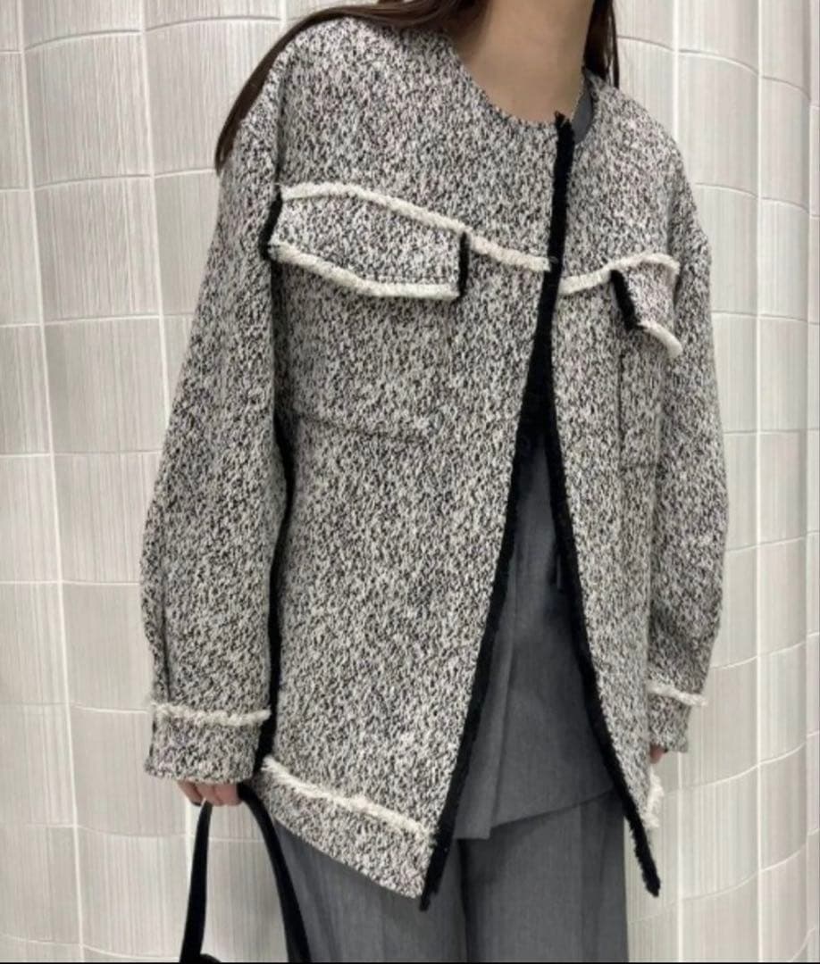 専用★AMERI TWEED OVER JACKET