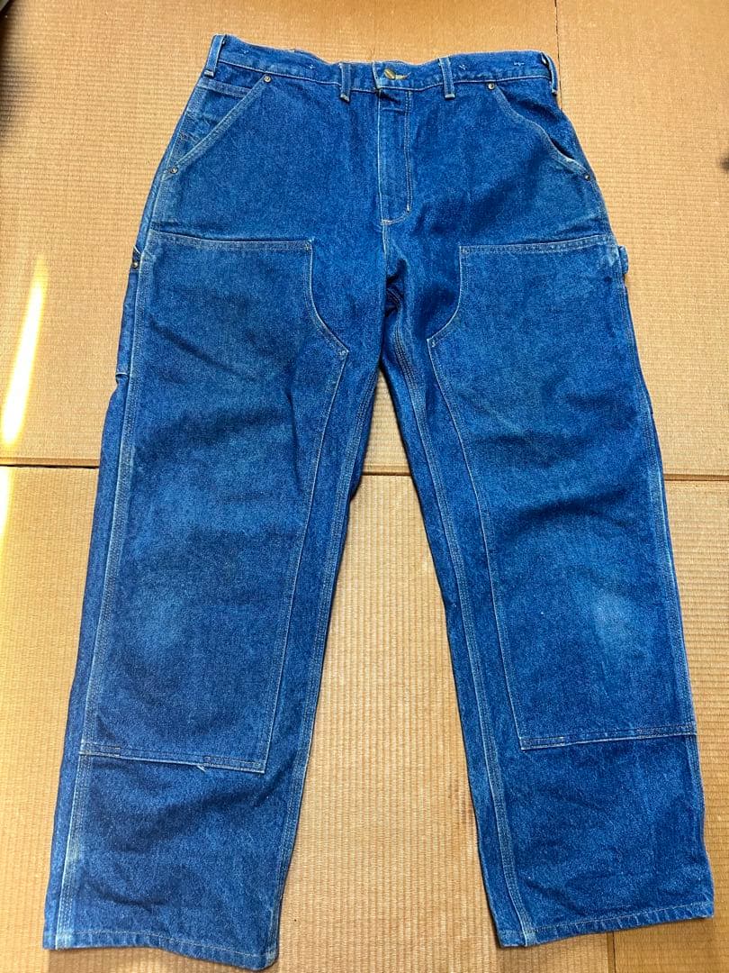 Carhartt ダブルニー　ペインターパンツ　デニムパンツブルー