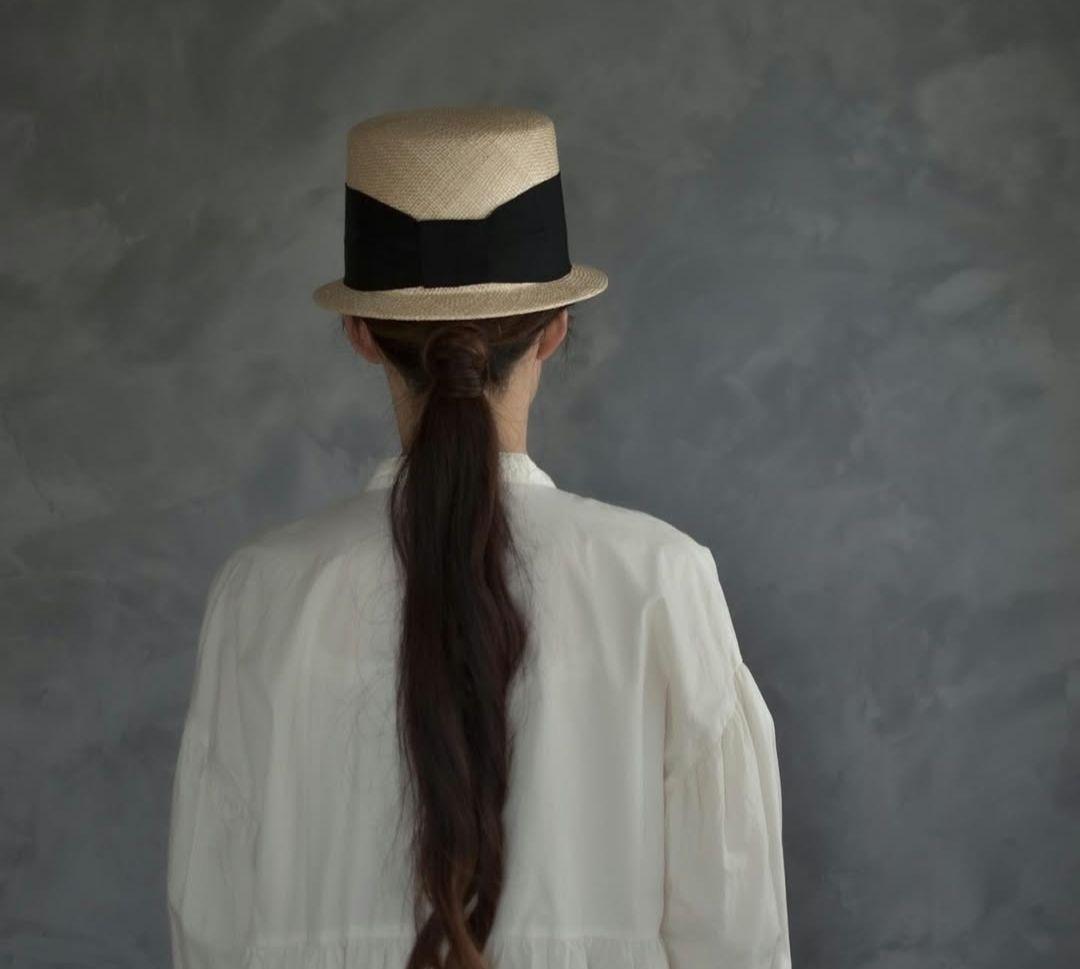 カワムラ帽子店　あざみ　紅茶染