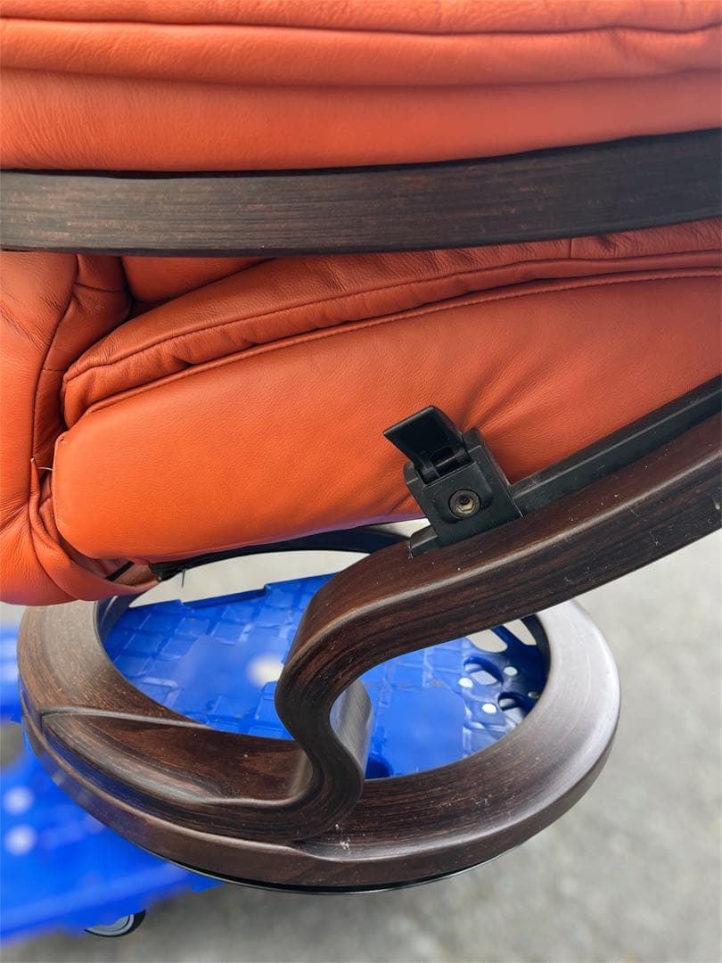 himollaヒモラ ゼロストレス リクライニングチェア&オットマン 本革