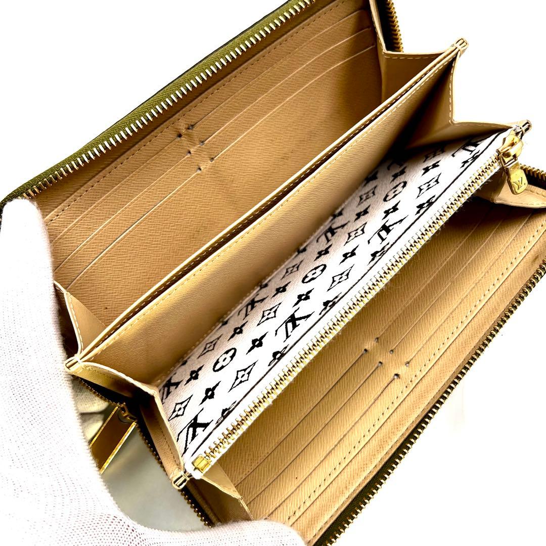 【美品】ルイヴィトン モノグラムジャイアント ジッピーウォレット M67549