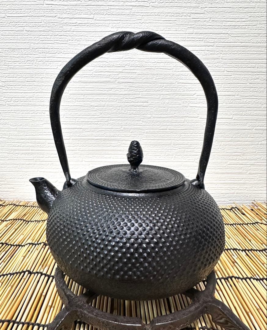 未使用品　南部照光堂造　鍛治打捻鉉　１０型アラレ　水野様　売約済み