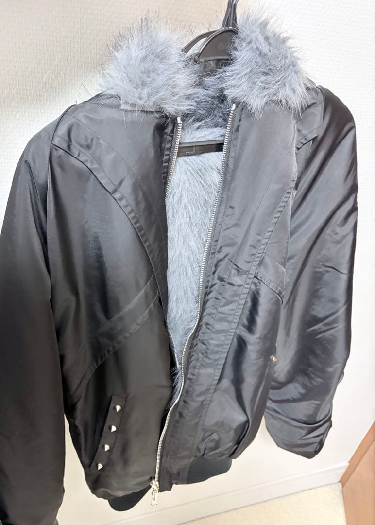 KRYCLOTHING ブラックファージャンパー